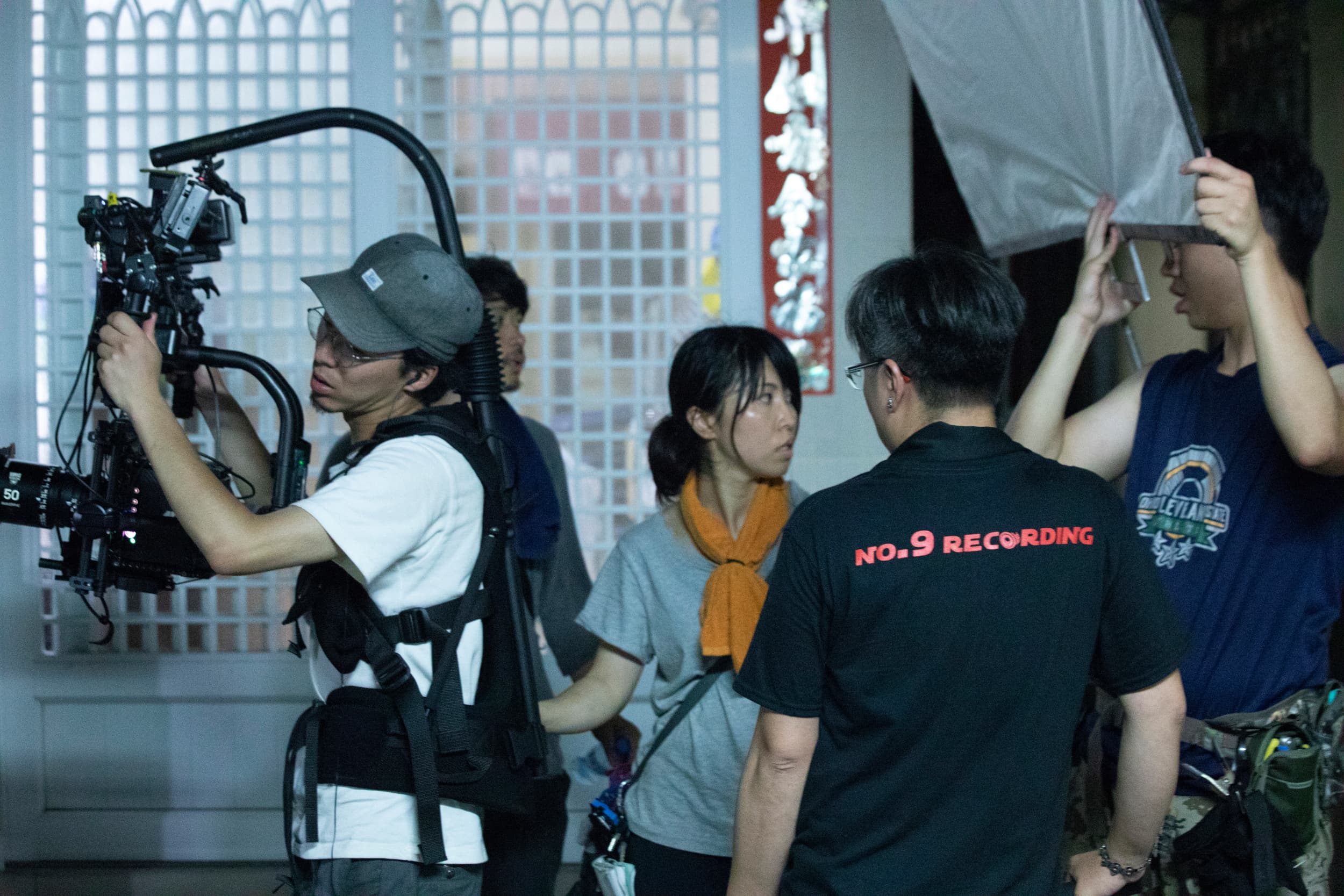 今村圭佑(左)為了籌備及拍攝《燕》多次來台,透露台日工作人員培養出好感情,至今保持聯絡。(希望行銷提供)