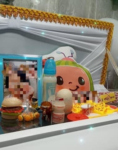 男童的父母已將男童下葬。(翻攝自Eloisa Acay Angara臉書)
