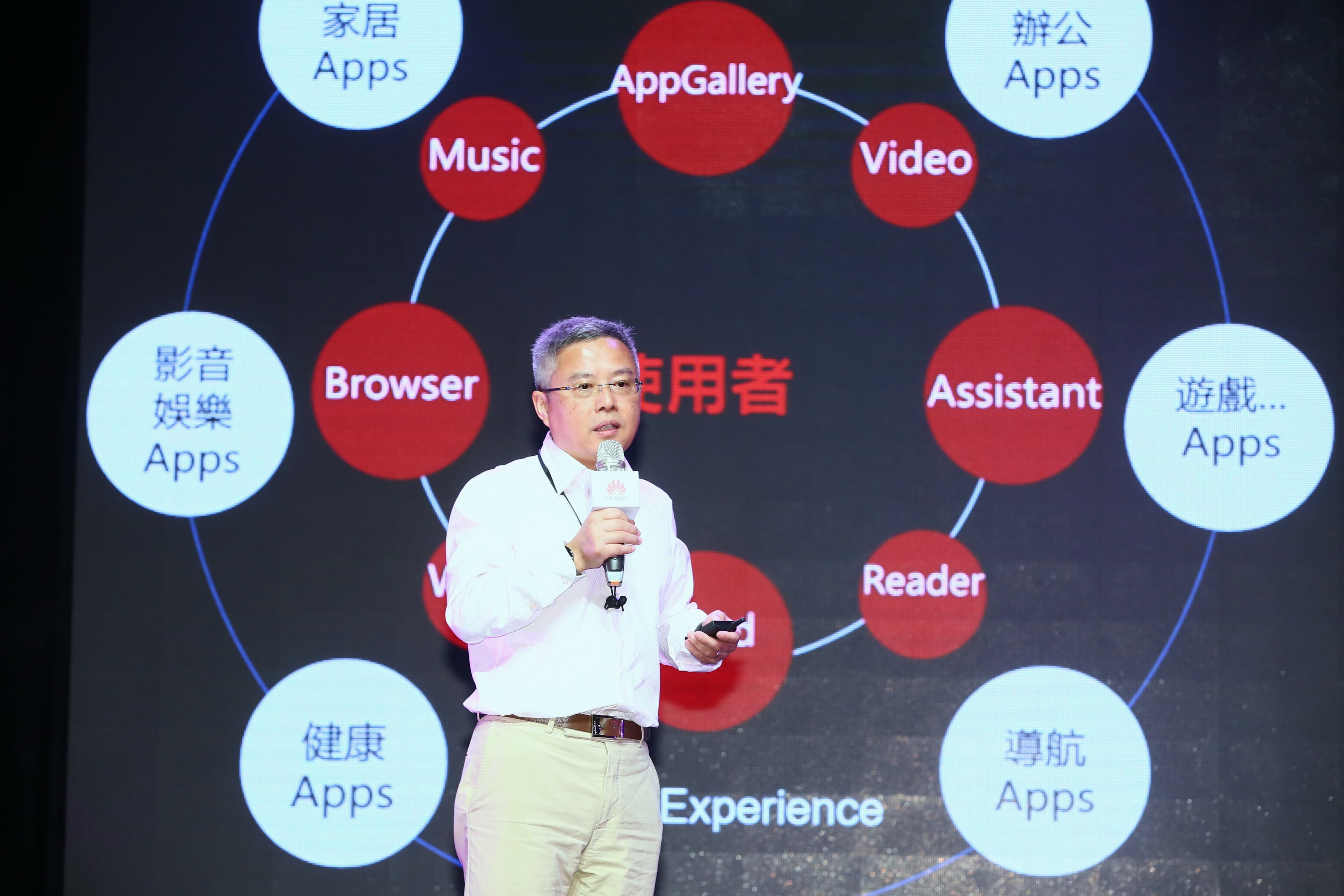 華為台灣總代理訊崴技術總經理雍海出席華為 MateBook 14筆電上市記者會。