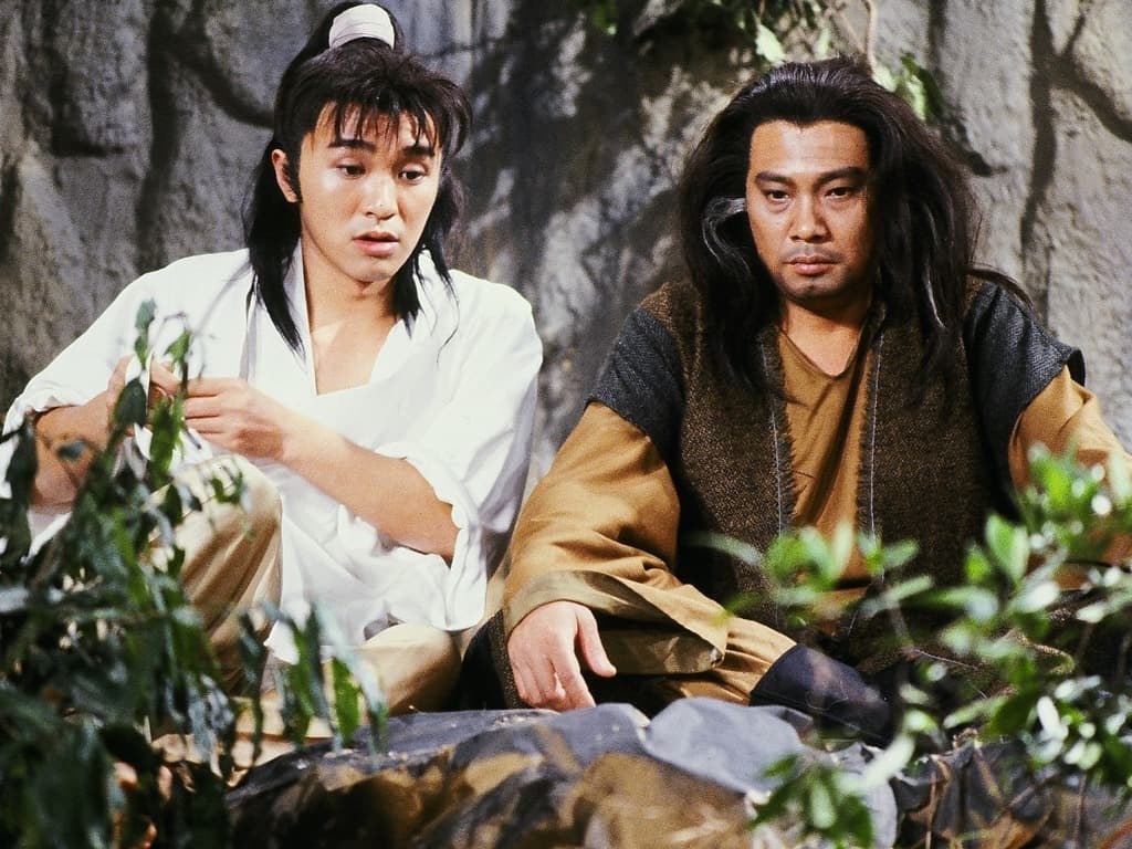 當年周星馳拉著吳孟達亂改《蓋世豪俠》的劇本及對白,兩人把整部劇惡搞反成經典。(網路圖片)