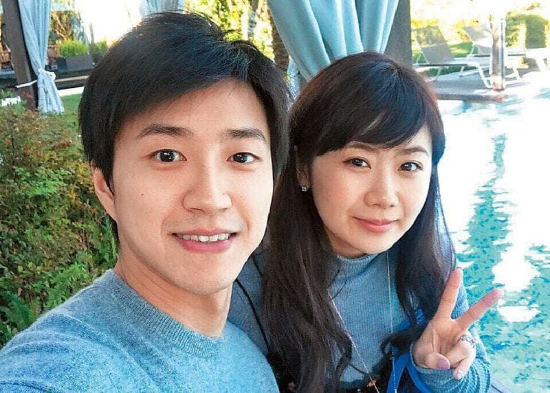 福原愛與江宏傑之前常放閃,雙方之前也駁斥婚變傳聞。(翻攝自福原愛微博)