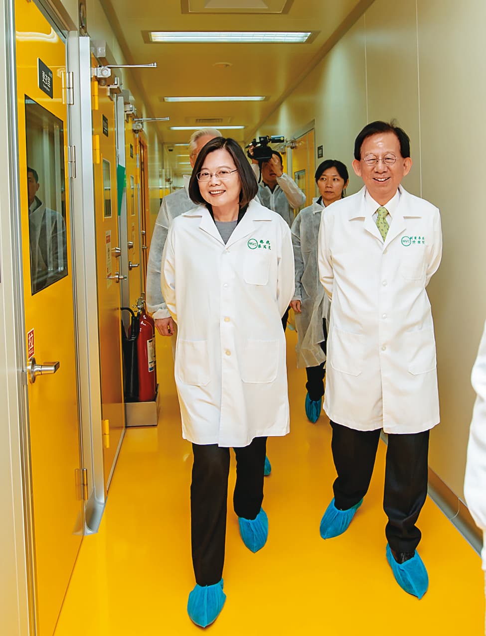 陳燦堅取得美國授權,總統蔡英文盼國產疫苗向世界證明台灣實力。(圖片來源:總統府Flickr)