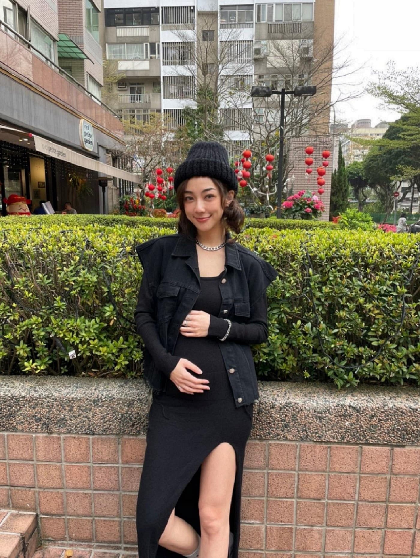 藝人林采薇Yumi懷孕升級甜美準媽咪。(STARFiSH 星予公關提供)
