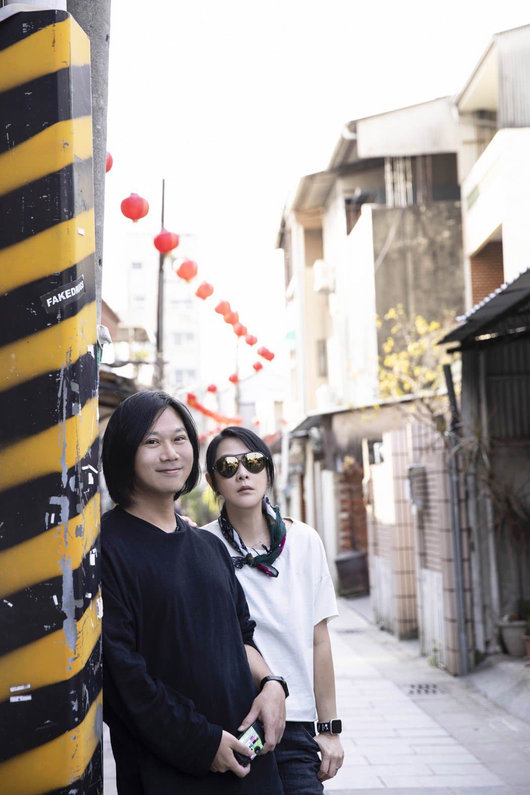 之前劉若英到台南,瑪莎當地陪,2人一起遊台南。(相信音樂提供)