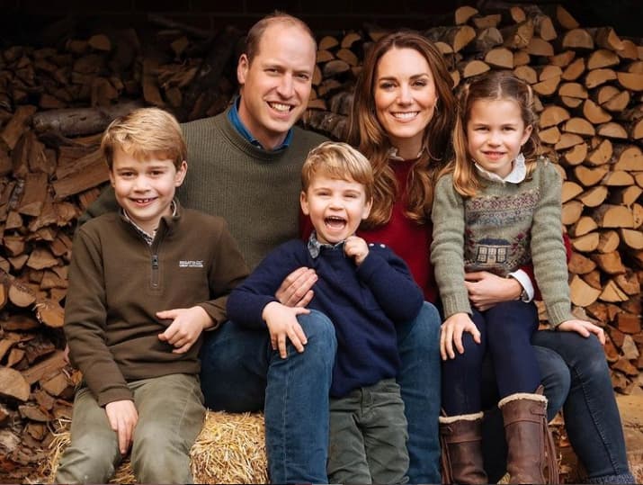 英國威廉王子(Prince William)和凱特王妃(Kate Middleton)育有3個子女。(翻攝自kensingtonroyal Instagram)