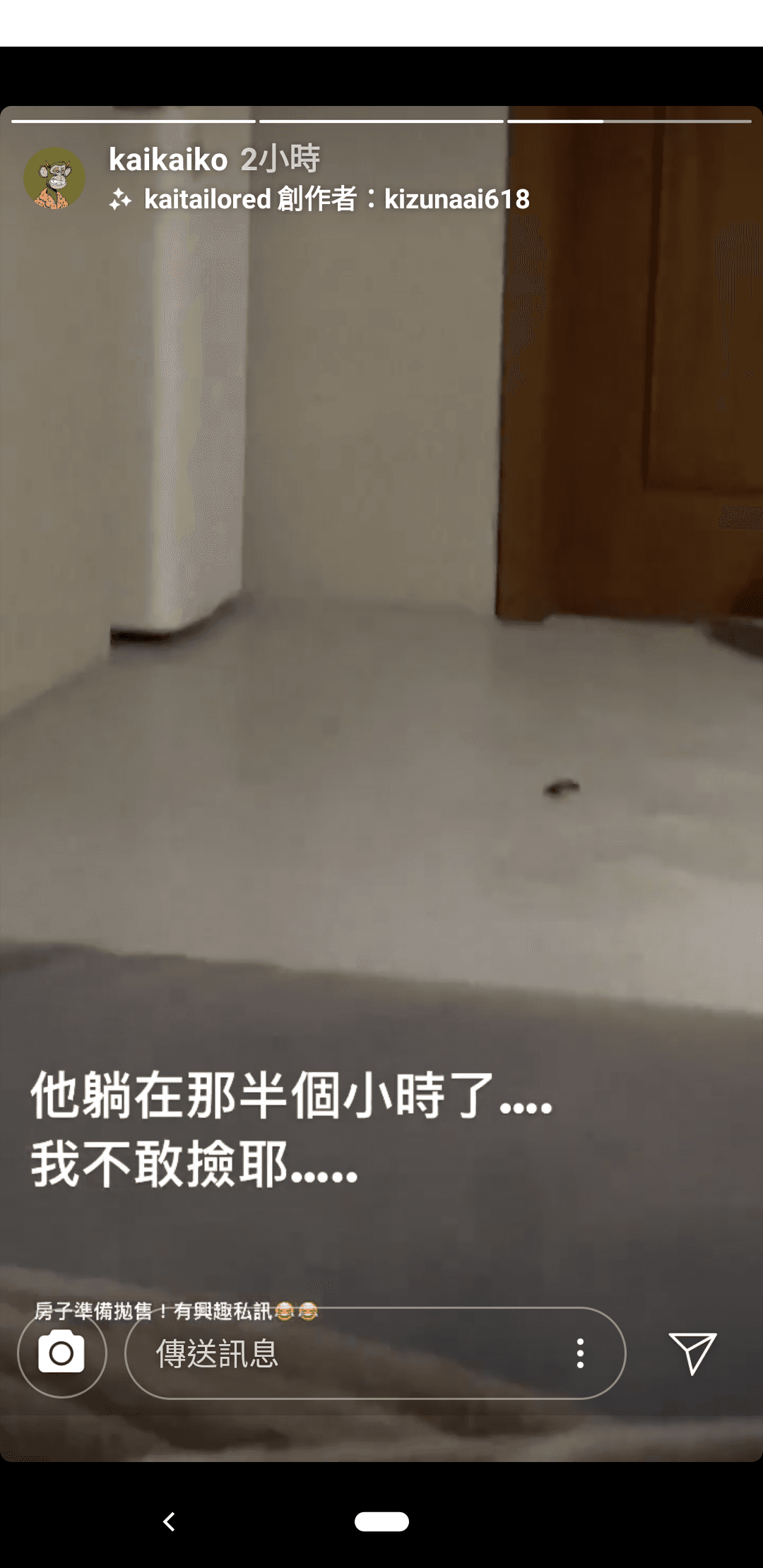 柯震東送小強歸西,卻不敢為它收屍。 (柯震東IG)