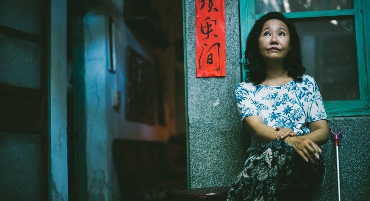 片中演出阿嬤的呂雪鳳憑該片入圍金馬獎最佳女主角。(海鵬提供)