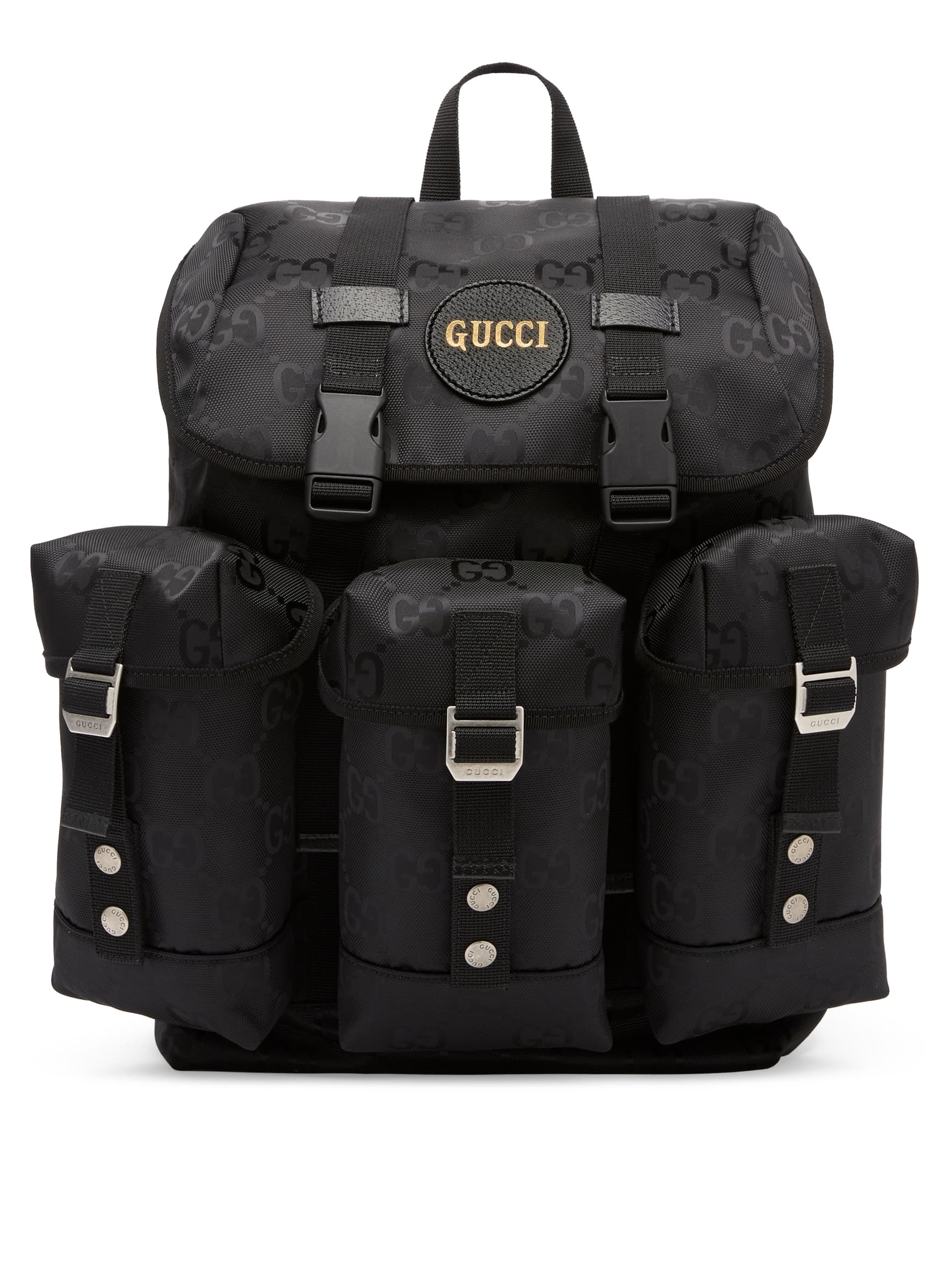 Off The Grid 系列多功能黑色小型後背包 NT62,900 GUCCI。(GUCCI提供)