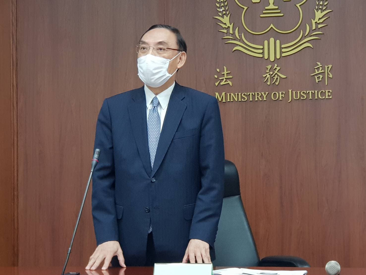 法務部長蔡清祥不但大力讚揚林明誼的表現,還透露未來司法互助還會再傳捷報。