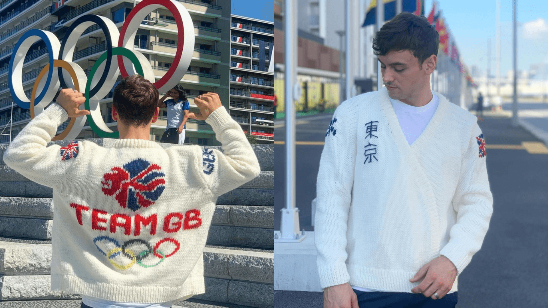 僅接觸編織1年半的戴利,作品讓網友驚豔。(翻攝自Tom Daley IG)