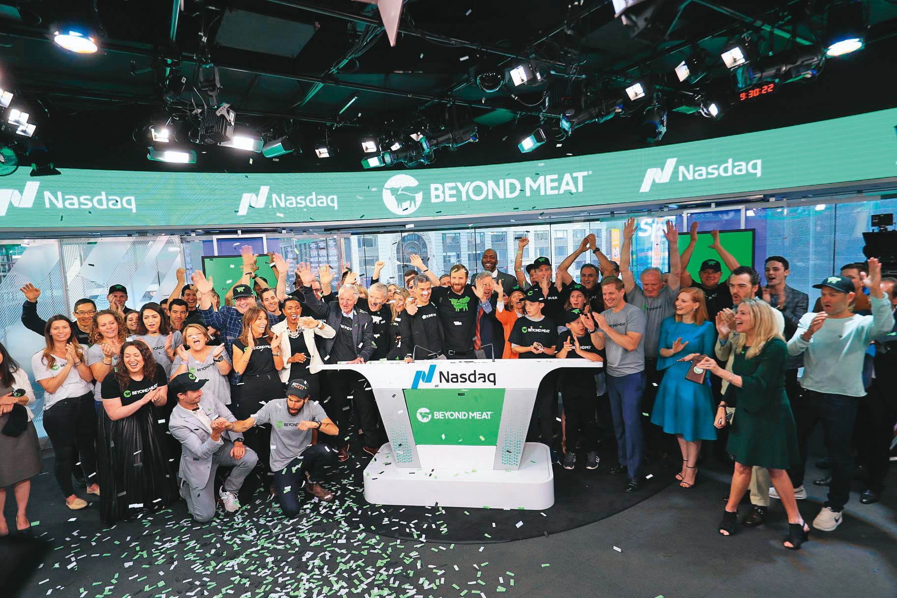 Beyond Meat的上市IPO,可說是全球植物肉產業發展的分水嶺。(翻攝Nasdaq臉書)