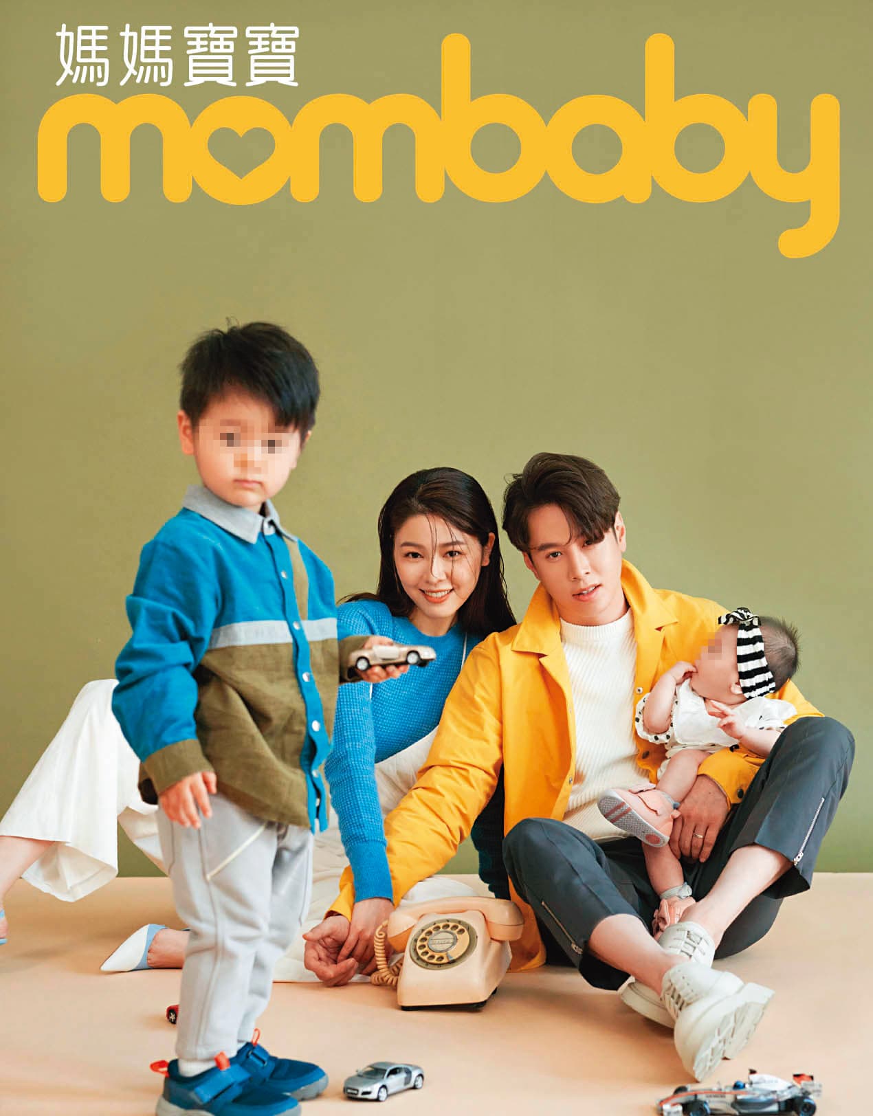 白家綺和吳東諺11月初才和小孩登上母嬰雜誌封面。(《媽媽寶寶》提供)