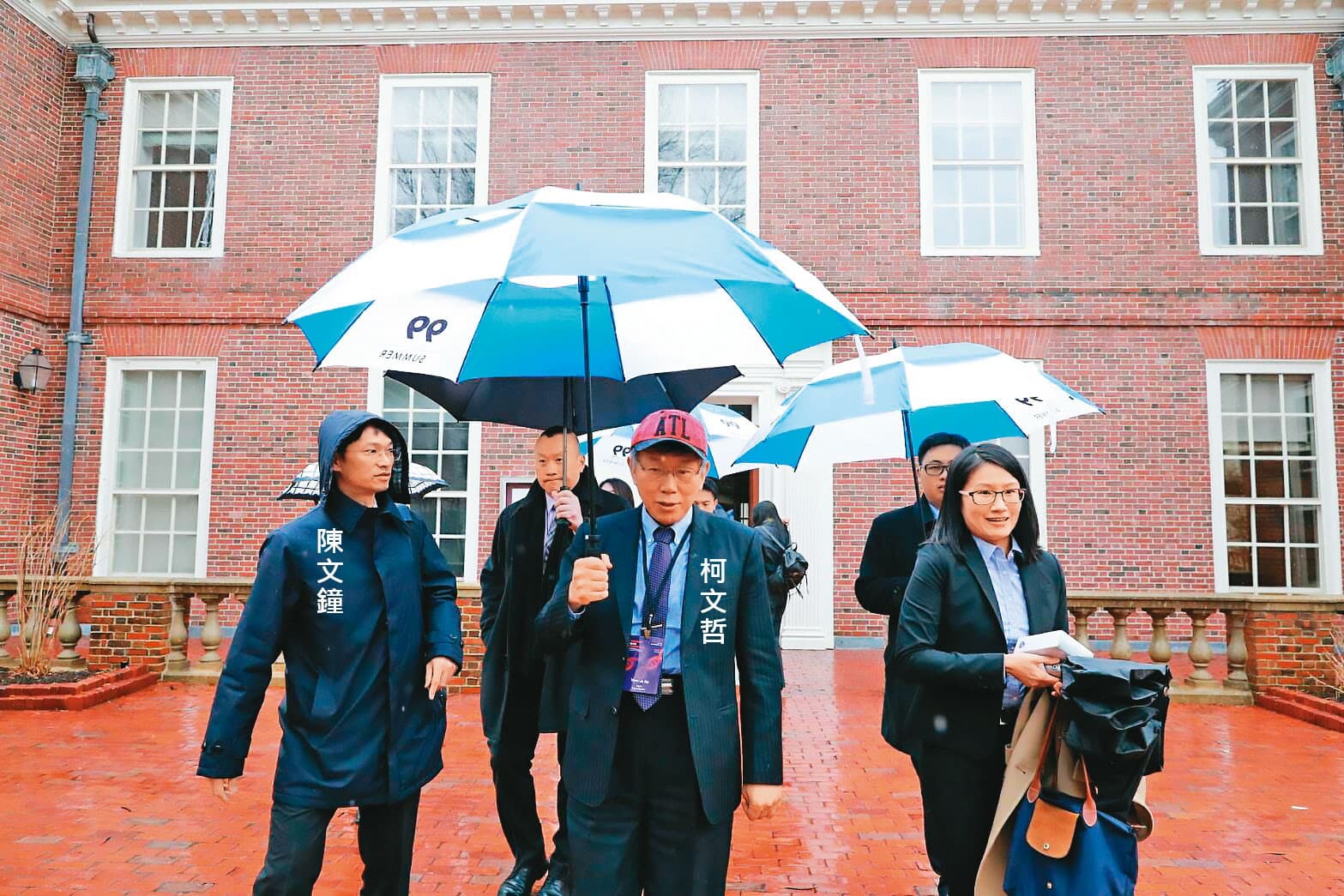 陳文鐘深受柯文哲信任,柯2019年首度出訪美東4大城市,他也一路陪在身旁。(黃驛淵攝)