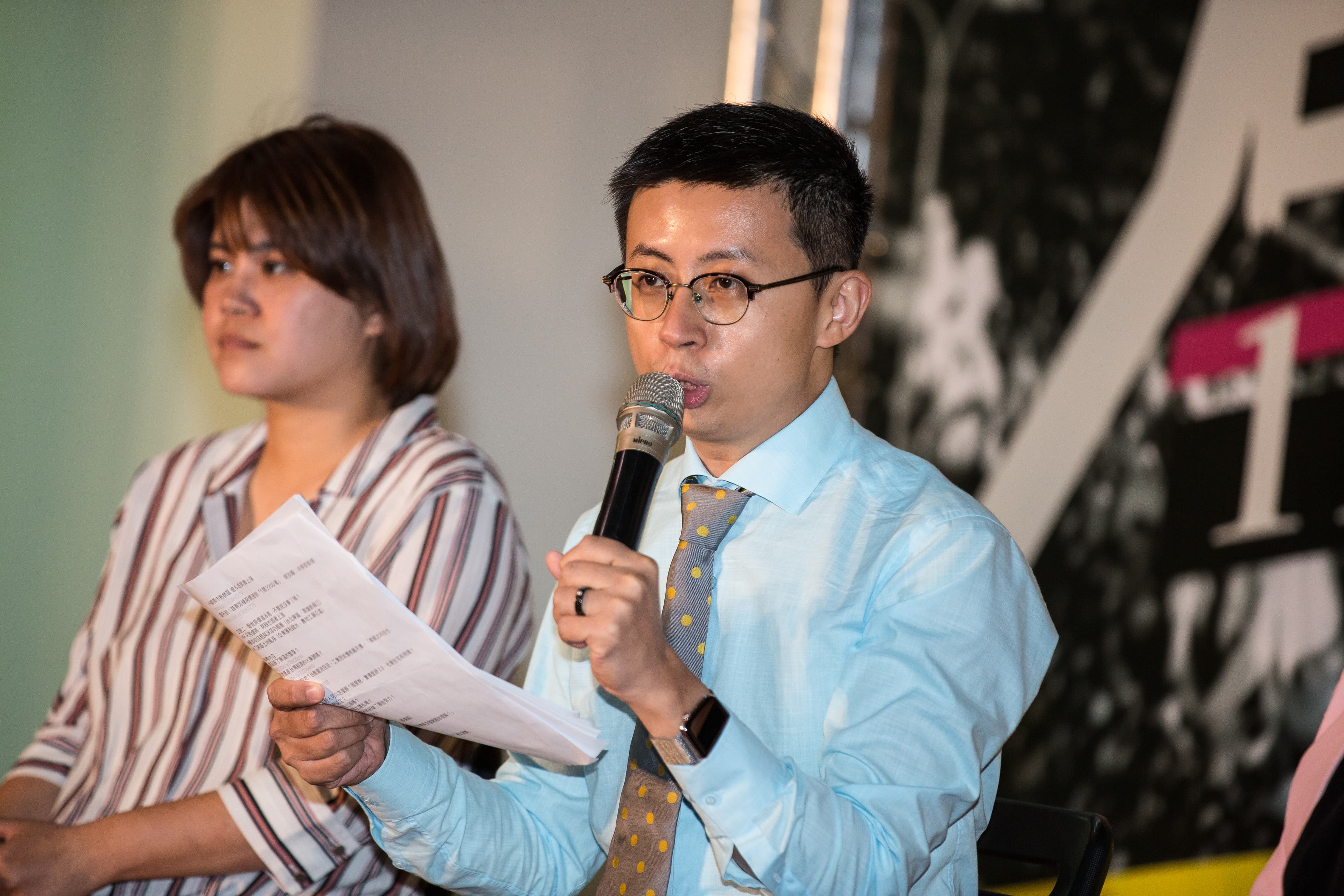 台北市議員邱威傑也是反核方代表,將於之後的公投辯論會上登場與黃士修進行辯論。(本刊資料照)