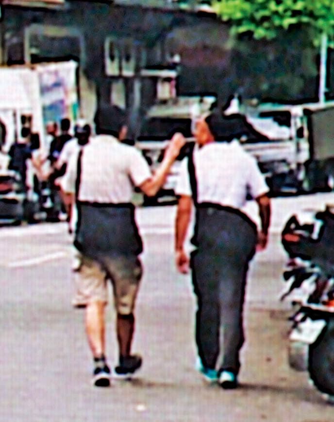 林姓兄弟殺人後,哥哥搭機赴美,弟弟仍留在台灣生活。(翻攝畫面)