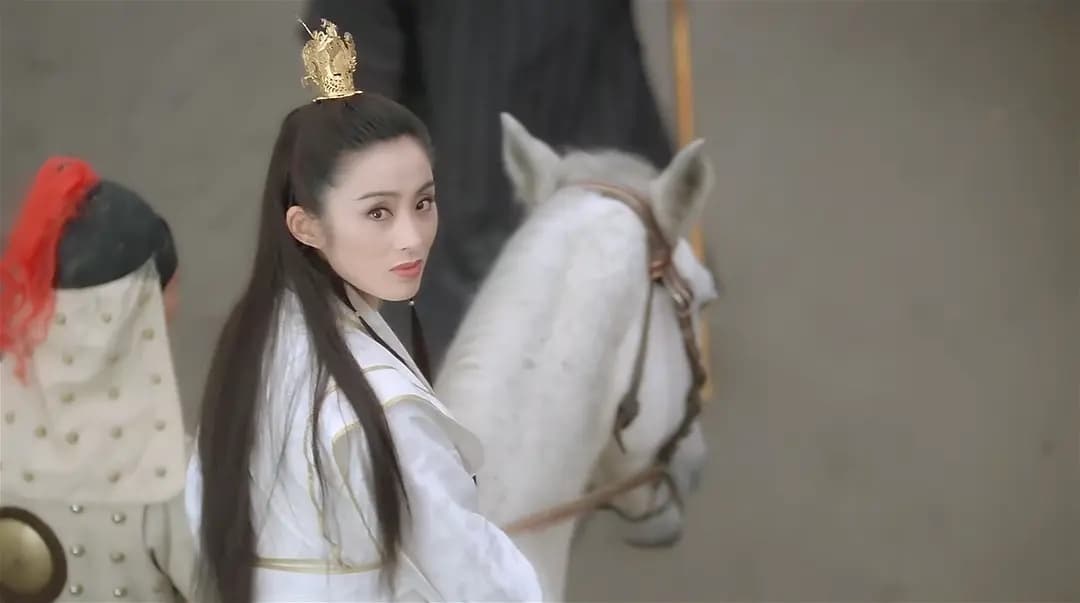 張敏騎馬喊話李連杰「我在大都等你」,一等29年才得以實現。(網路圖片)