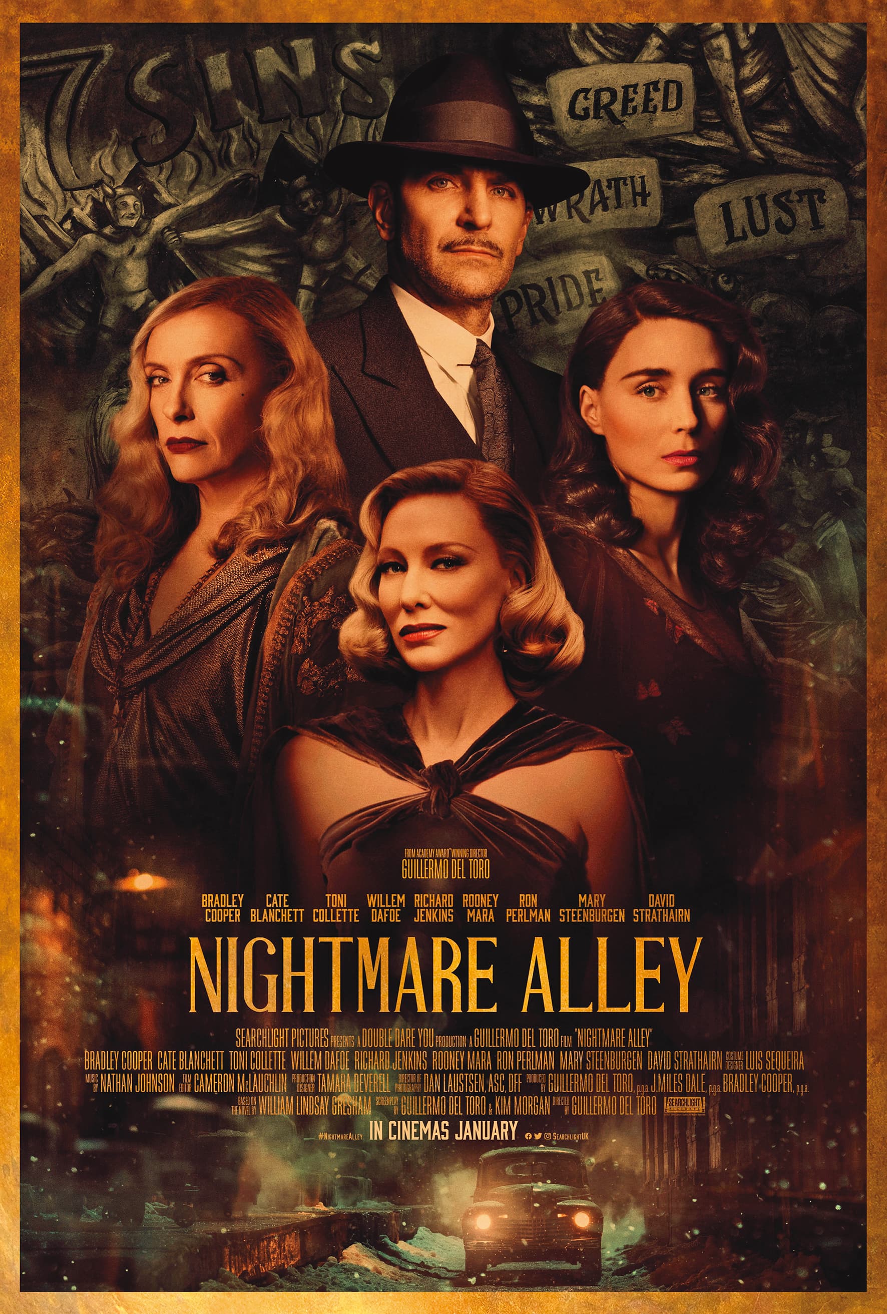 《夜路》Nightmare Alley(二十世紀影業提供)