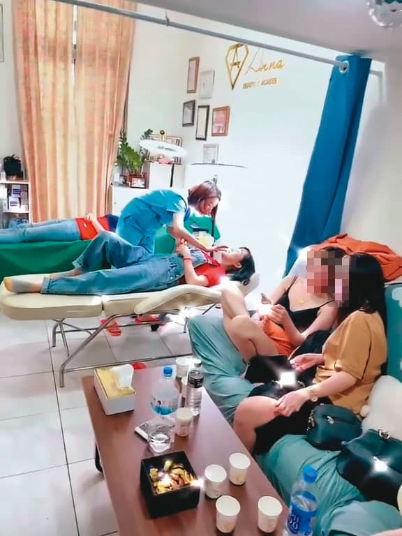 陳女的客人很多,號稱一天最多可賺30萬元。(讀者提供)
