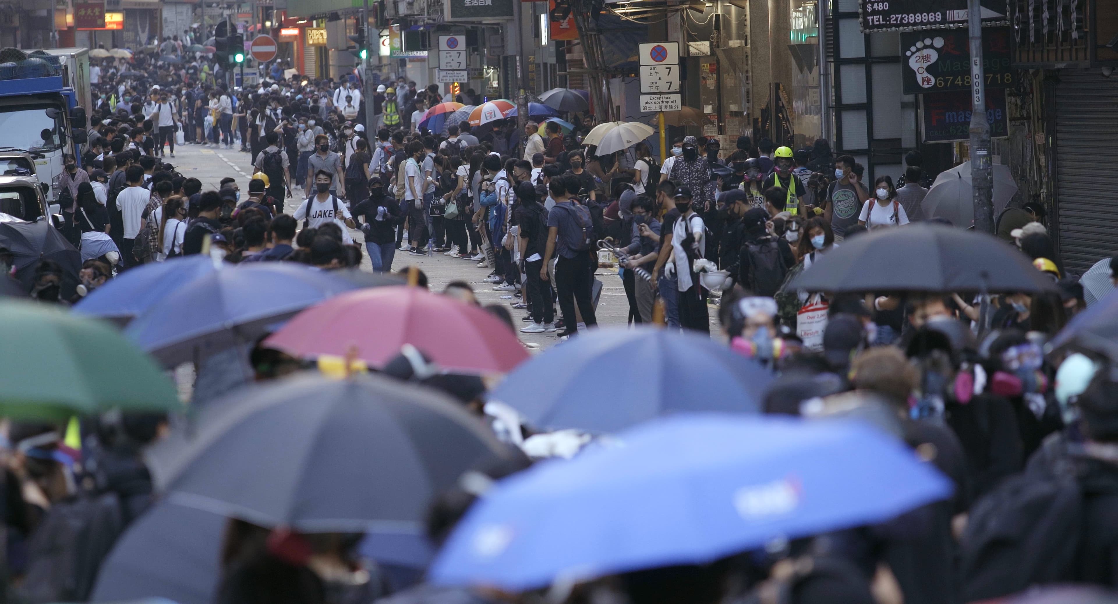 香港人在這起抗爭群起捍衛自由民主價值。(時代革命提供)