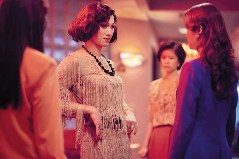 吳慷仁在《華燈初上》完美詮釋第三性媽媽桑。(Netflix、百聿數碼提供)