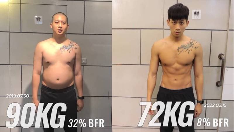 何孟遠秀出暴肥巨肚,模樣相當驚人。(翻攝自何孟遠IG)