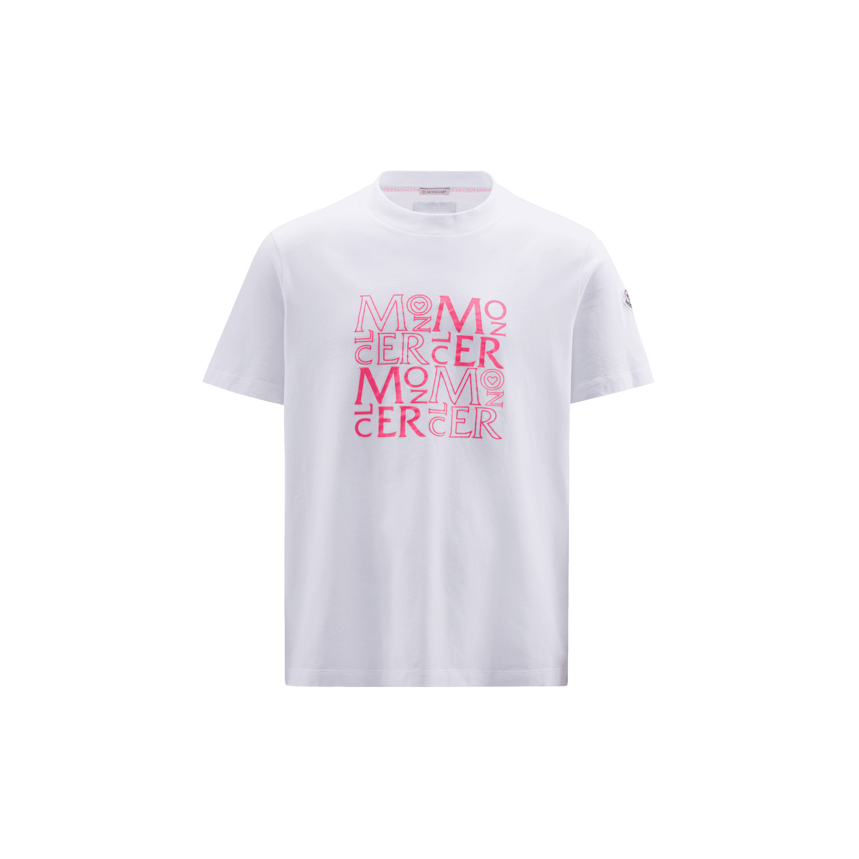 白粉色Logo T-shirt。NT$10,700(盟可睞提供)