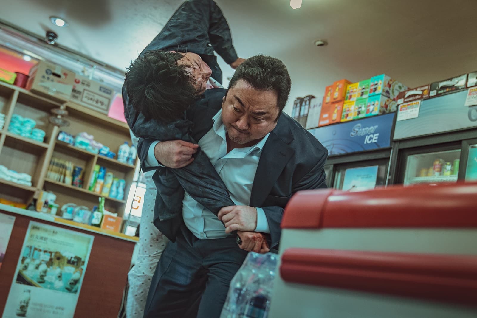 馬東石為《犯罪都市2》精進動作元素,特地學了柔道。(車庫娛樂提供)