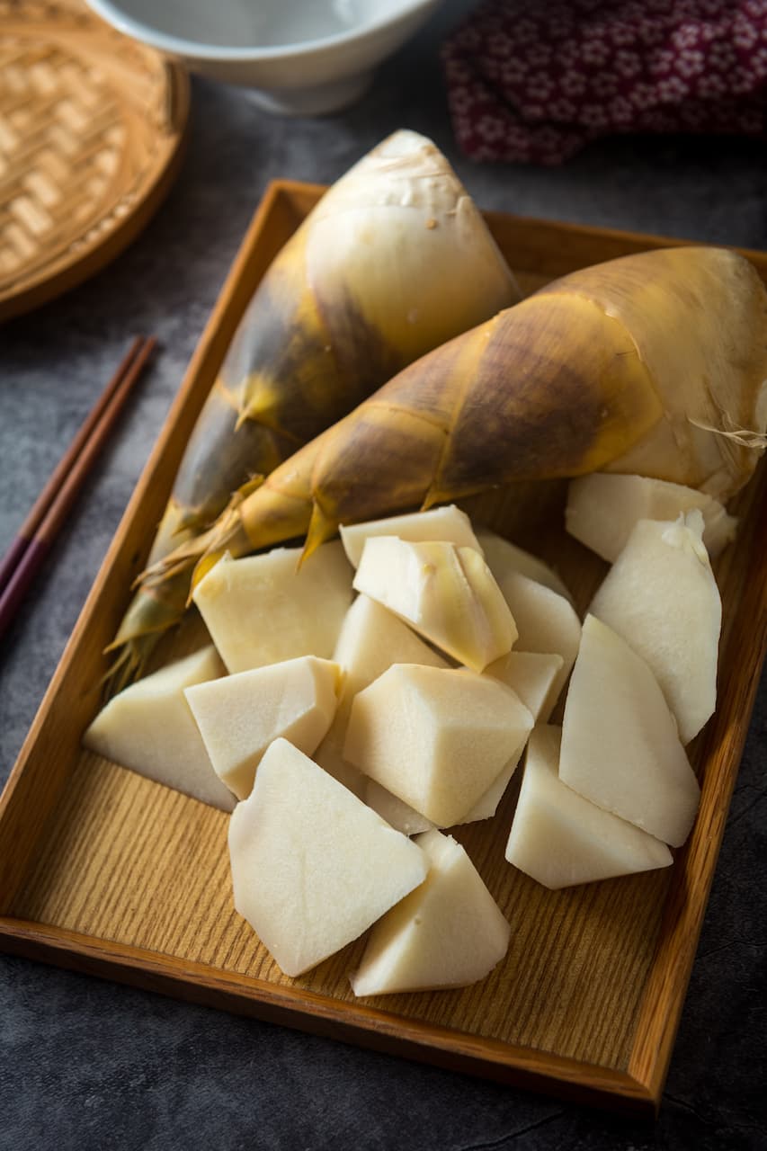 「綠竹筍」肉厚多汁,咀嚼後回甘。(華音山莊綠竹筍,價格請洽店家)
