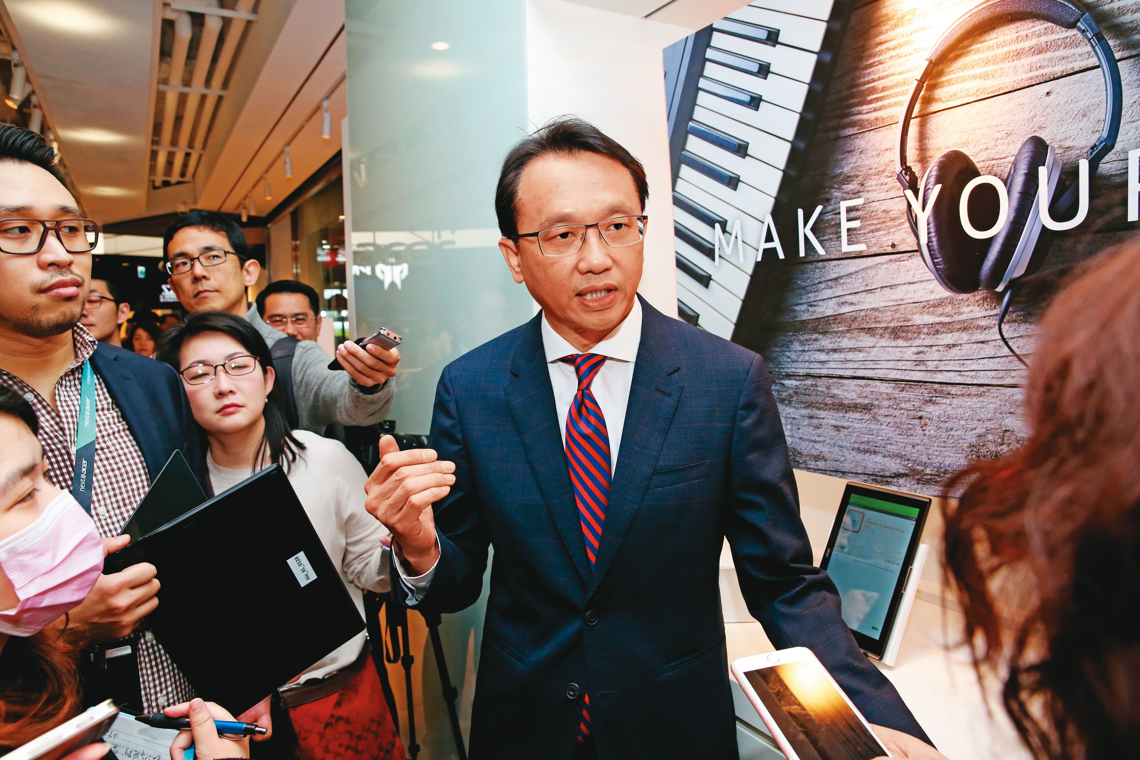 宏碁董事長陳俊聖早就對通膨問題提出疑慮,日前受訪時表示,今年市場有太多不可預測性。