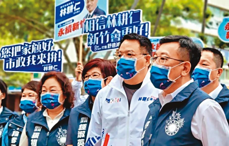 除了桃園市長人選卡關外,新竹市長提名也陷入僵局,市議會去年自辦民調推議員林耕仁參選,但未獲黨中央青睞。(林耕仁辦公室提供)
