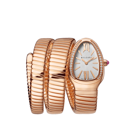 邵雨薇現場看上的Serpenti Tubogas腕錶。NT$1,365,000(寶格麗提供)
