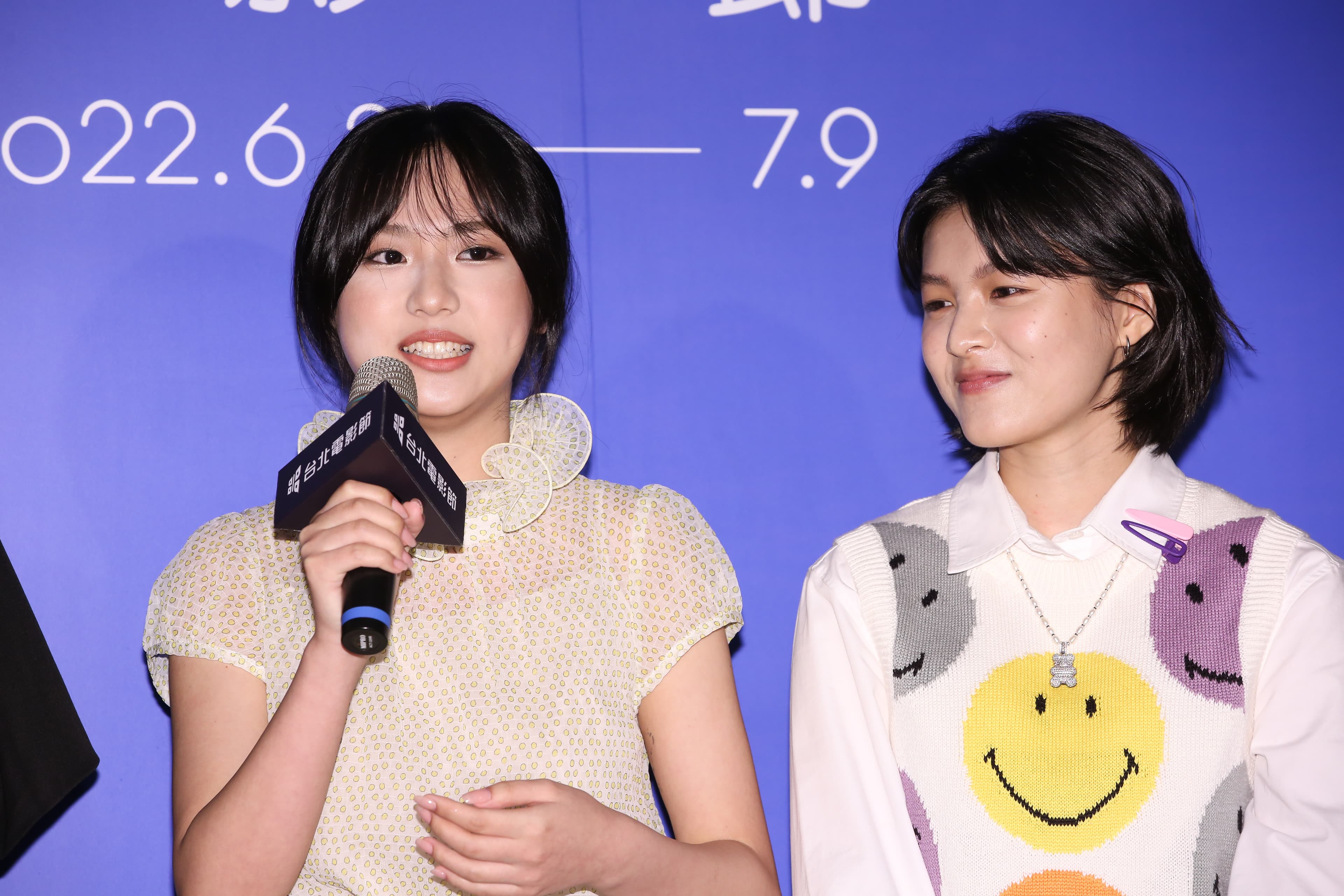 程希緹(左)、宸頤(右)都是頭一回拍電影。