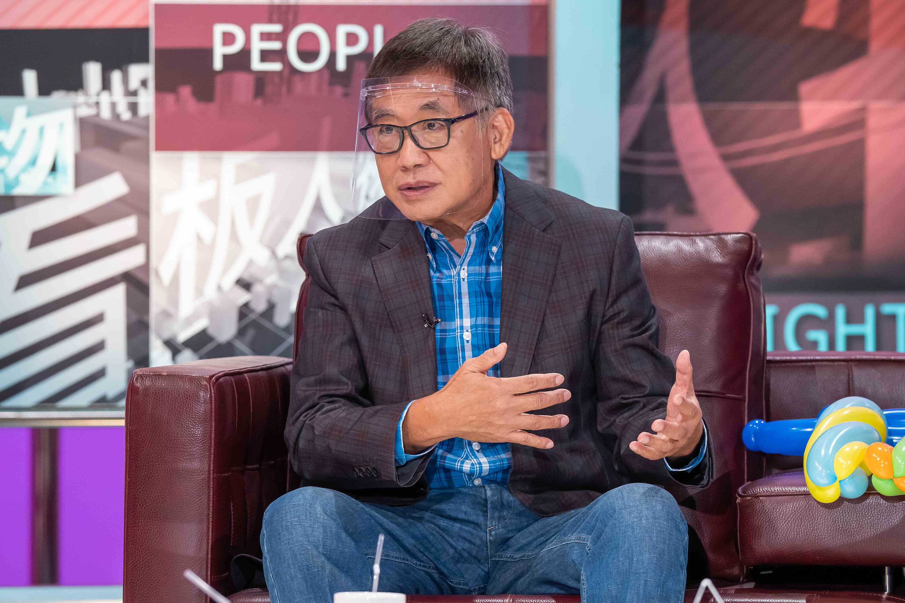 梁修身分享父子關係的幸福感。(TVBS提供)
