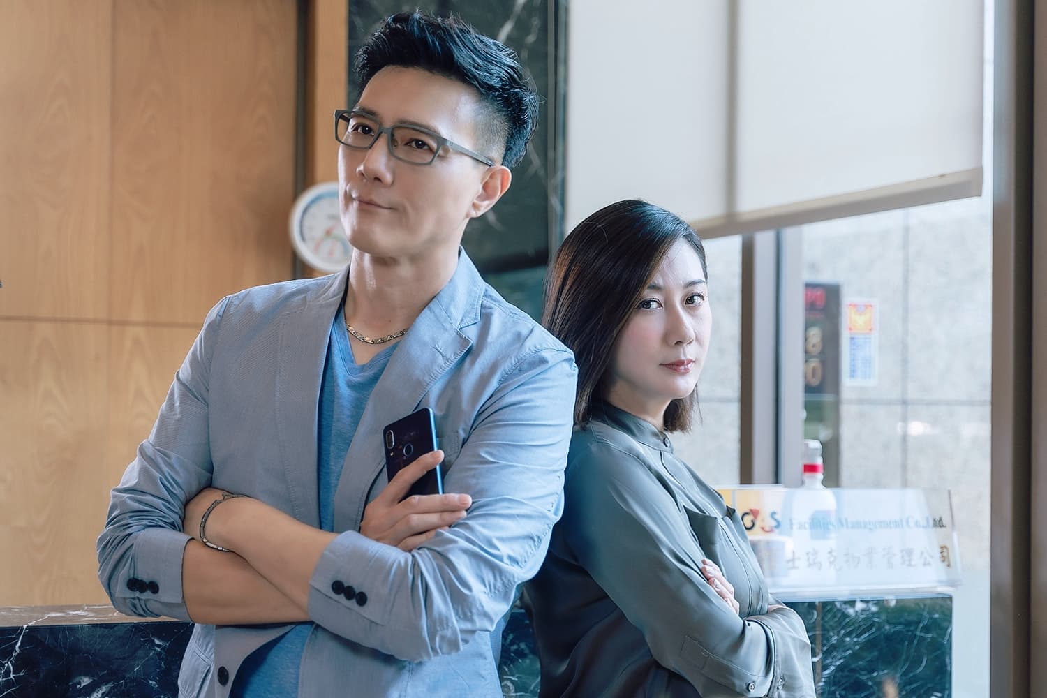 林利霏、蔣偉文戲裡面臨婚姻危機。(TVBS提供)