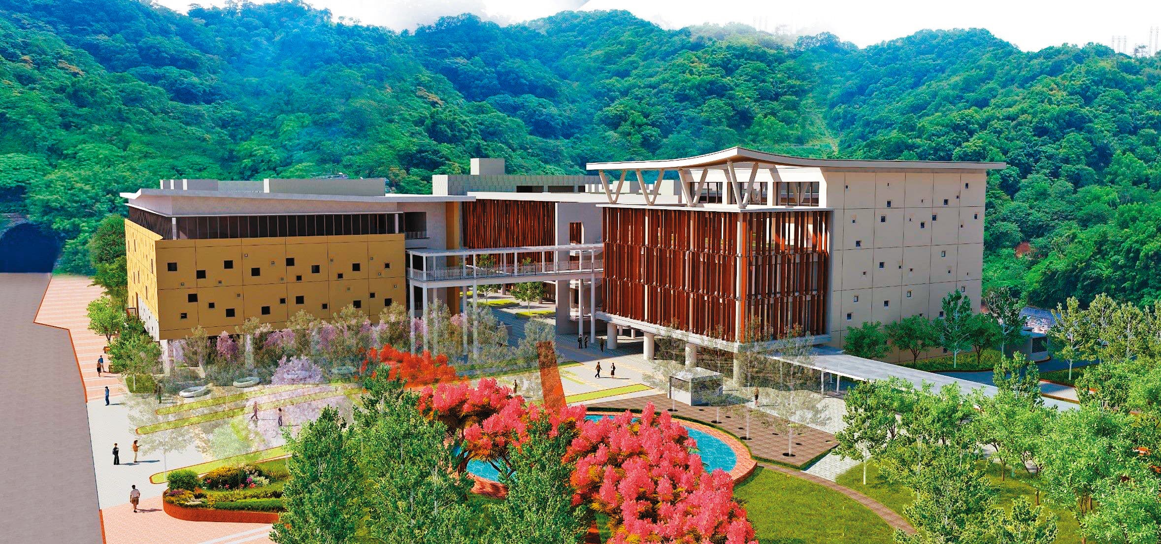 改建中的台北市第二殯儀館,明年中完工後打造成殯葬園區,一殯禮廳等設施將遷入,禮儀業者也擬遷入統一管理。(圖為完工模擬圖,翻攝北市殯葬管理處官網)