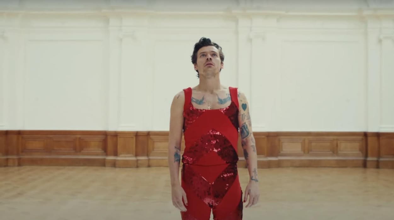 Harry Styles的〈As it Was〉在Spotify的串流收聽次數已超過5.4億次。(網路圖片)