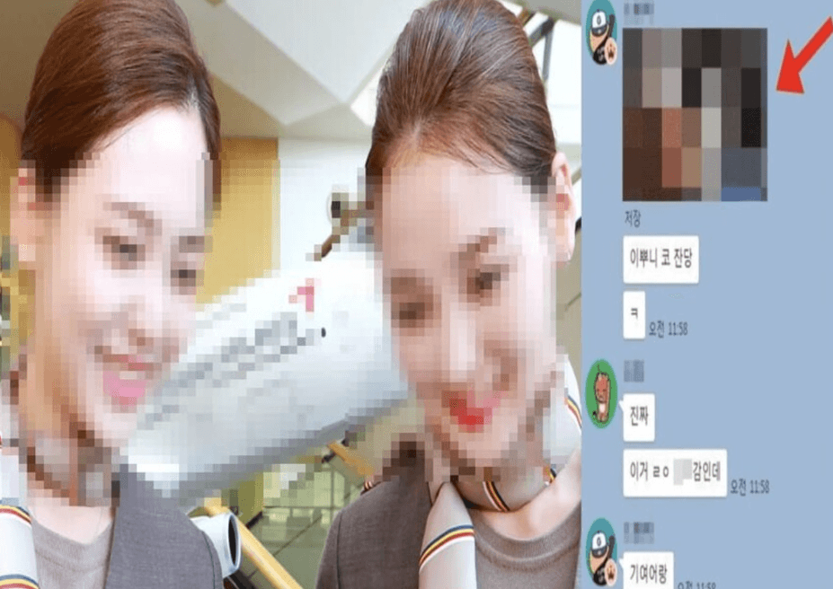 當事男女主角應是來自韓亞航空。(翻自hidori.kr)