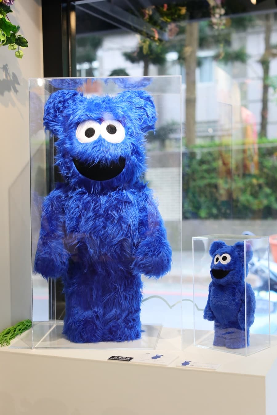 店裡擺放庫柏力克熊COOKIE MONSTER版。