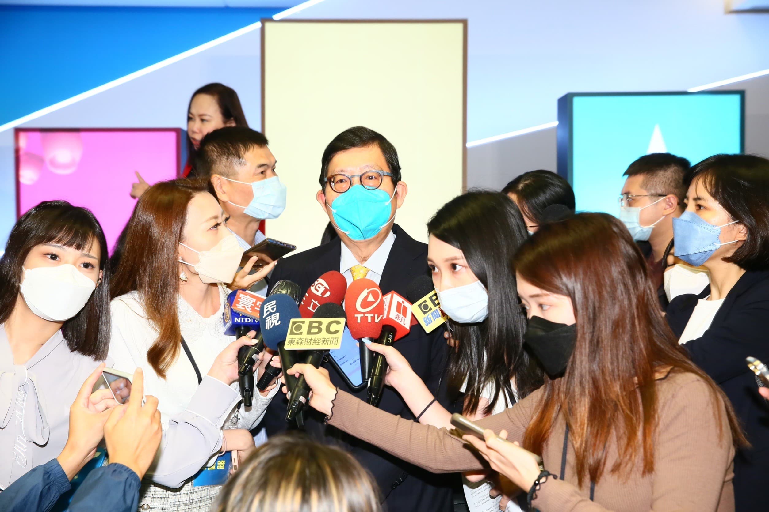 富邦集團蔡明忠、蔡明興(圖)兄弟難得公開露面。
