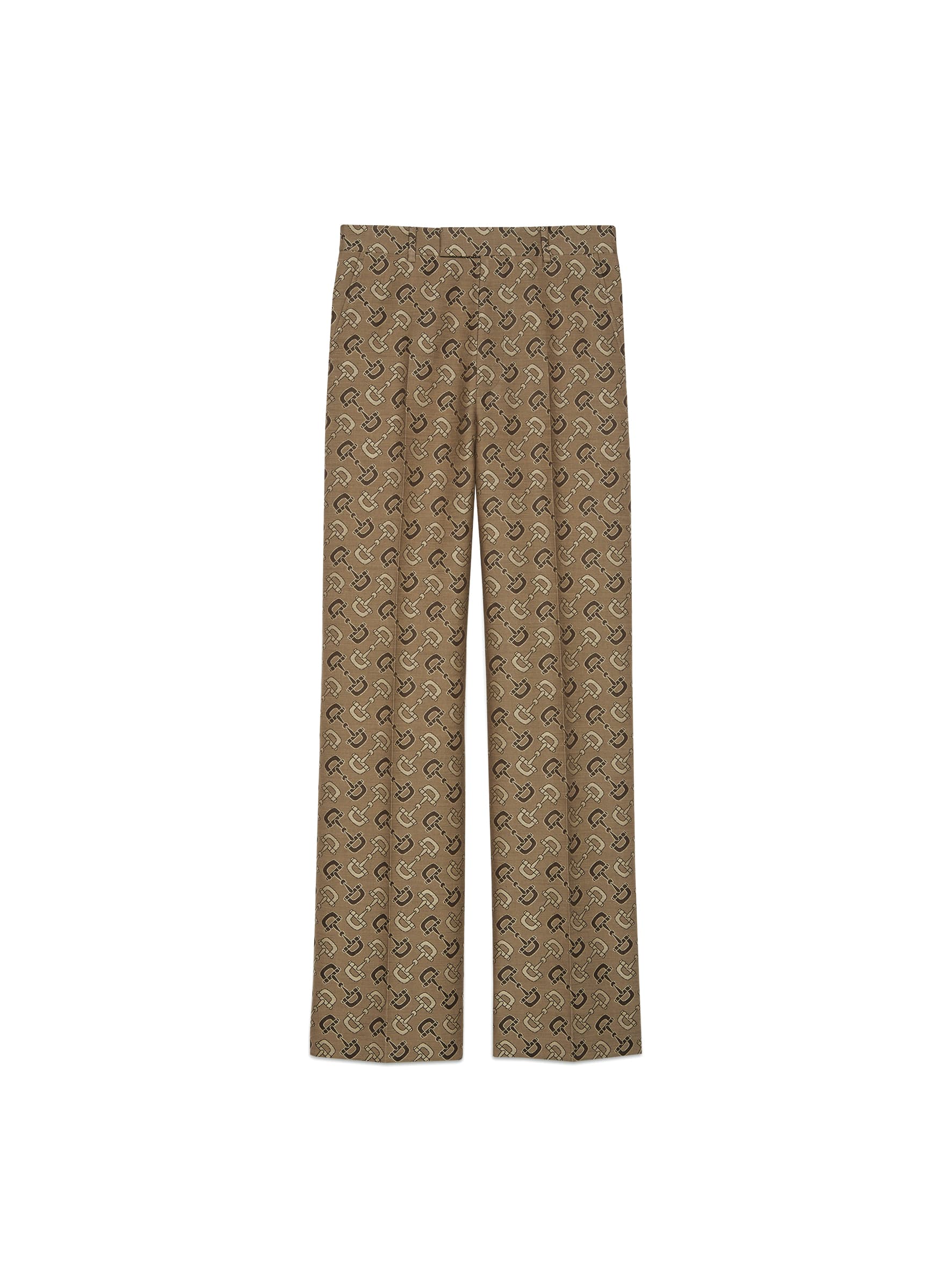 馬銜扣西裝長褲 NT$45,500。(GUCCI提供)