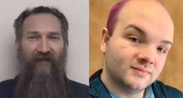 拉騰斯基(左)殺害男大生貝肯(右),更殘忍將受害人生殖器吃下肚。(翻攝自Twitter)