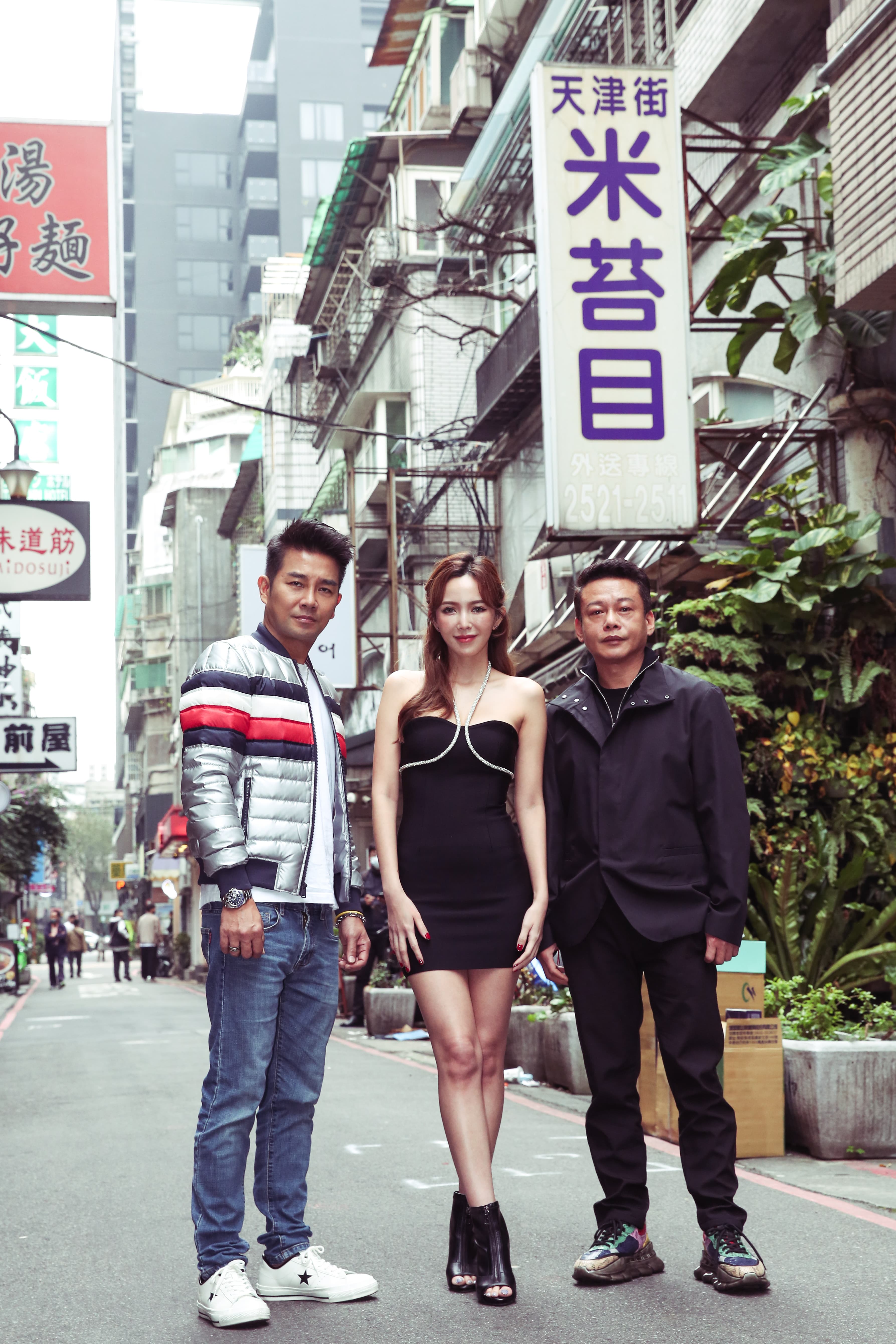 電影《山中森林》今日重返林森北路上的七條通拍攝地宣傳,監製李康生率謝承均、拐拐出席。