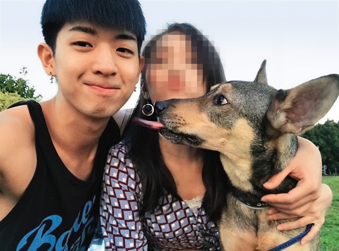 林亭翰和前女友交往約5年,從女方的社群網站上可見到過往甜蜜合照。(讀者提供)