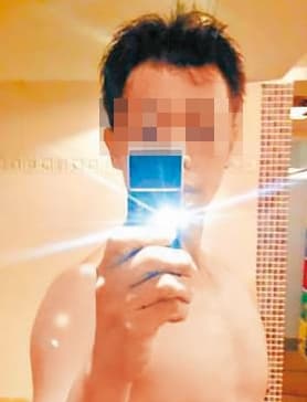 林姓凶手長相帥氣,經常自拍、展現身材。(翻攝畫面)