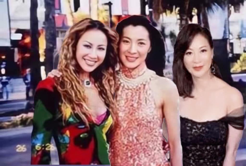 楊繡惠、李玟、楊紫瓊同框,網友笑說「接下來準備,滴血認親了!」(翻攝楊繡惠臉書)