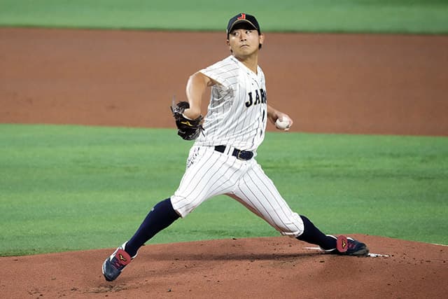 日本先發投手今永昇太。(翻攝自推特@samuraijapan_pr)
