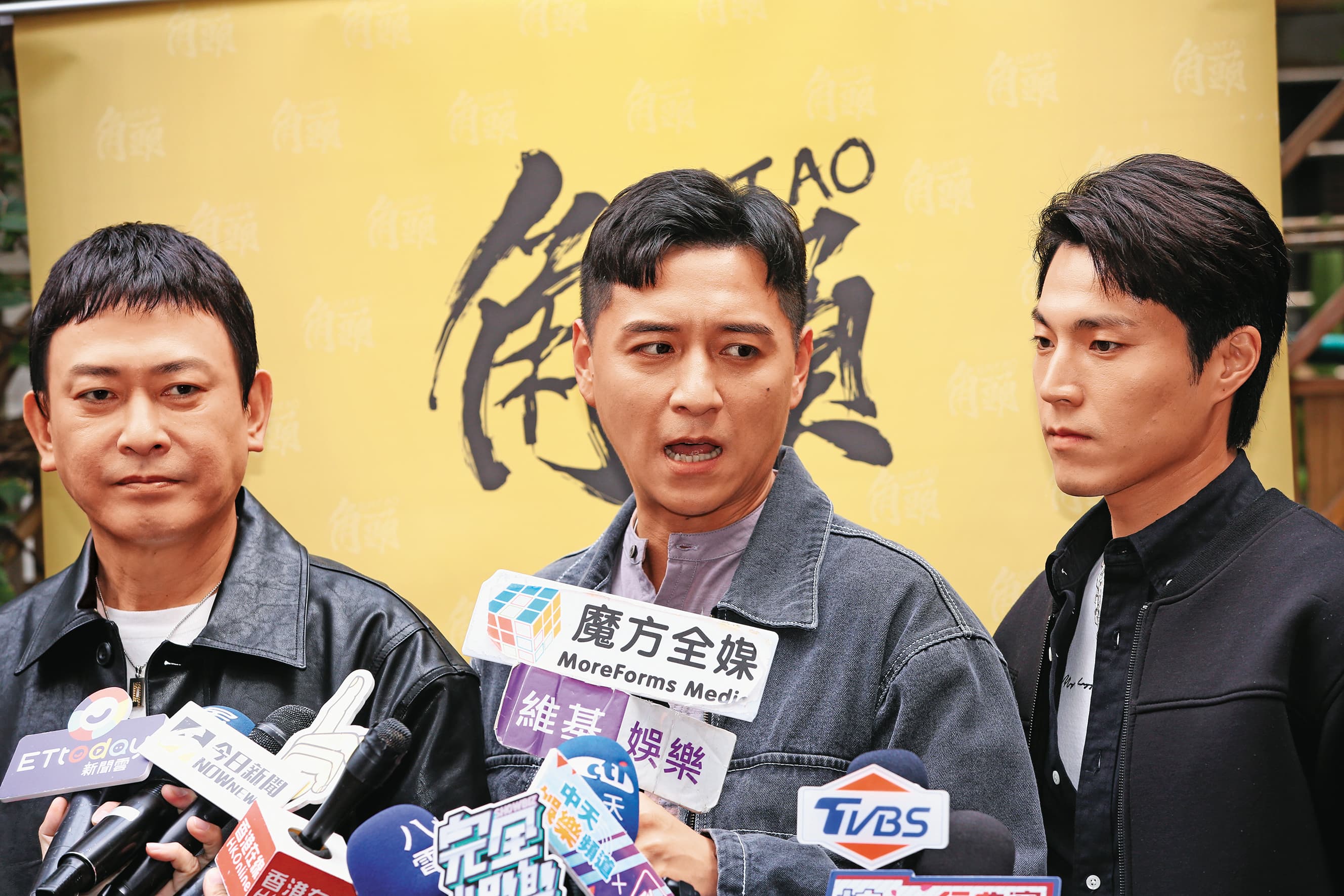 《角頭》開拍影集版,鄭人碩(中)續演出王識賢(左)的得力助手。