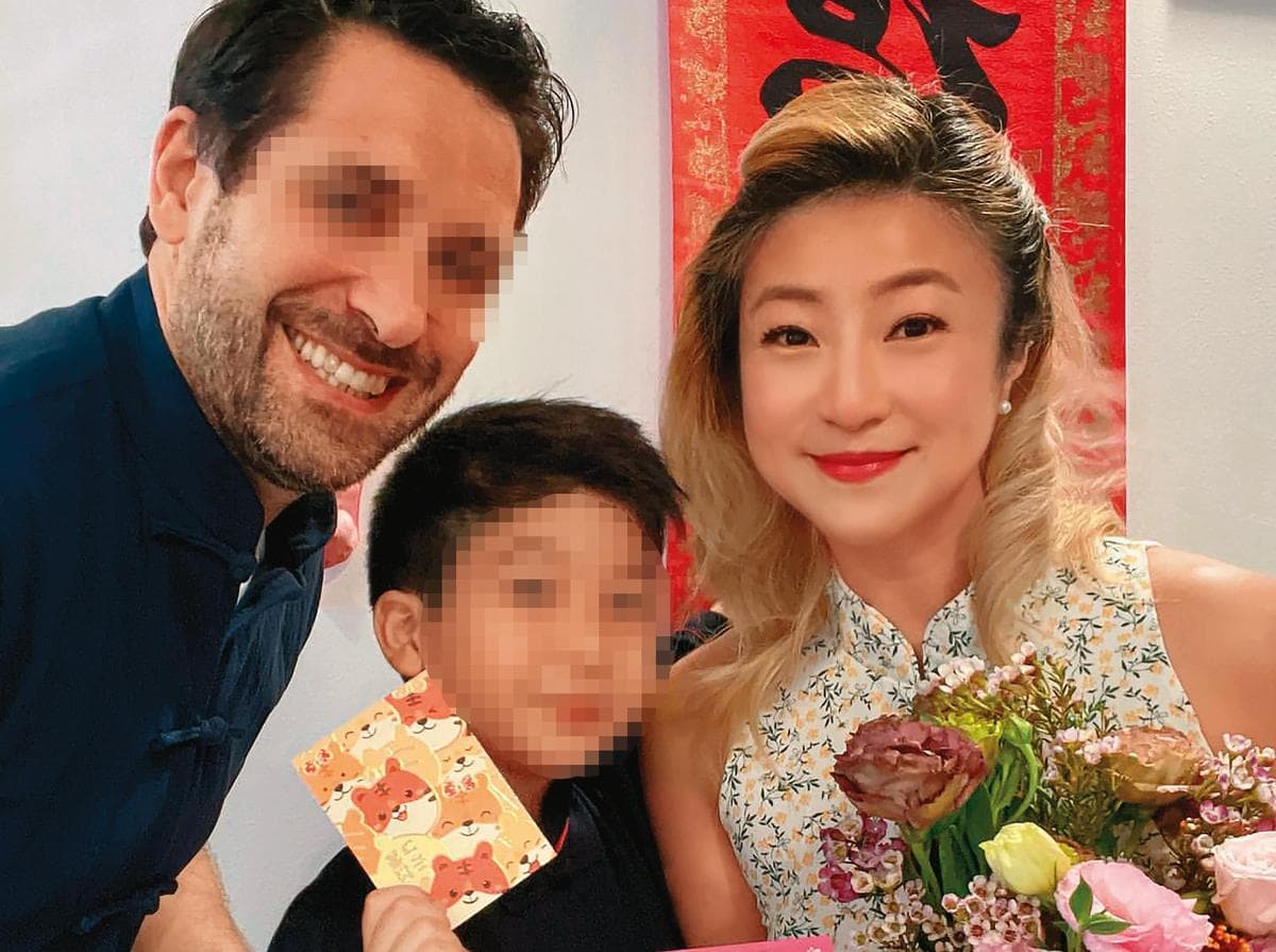 黃湘怡離婚後透過交友網站認識洋男友。(翻攝自黃湘怡臉書)