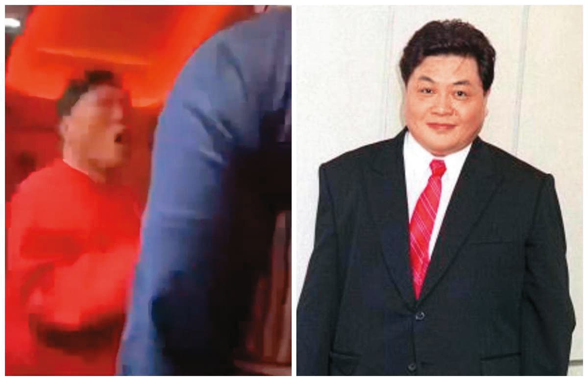 夏玉順被爆在赴美國飛機上刁難空服員。(左圖翻攝謝國安臉書,右圖翻攝典藏台灣網站)