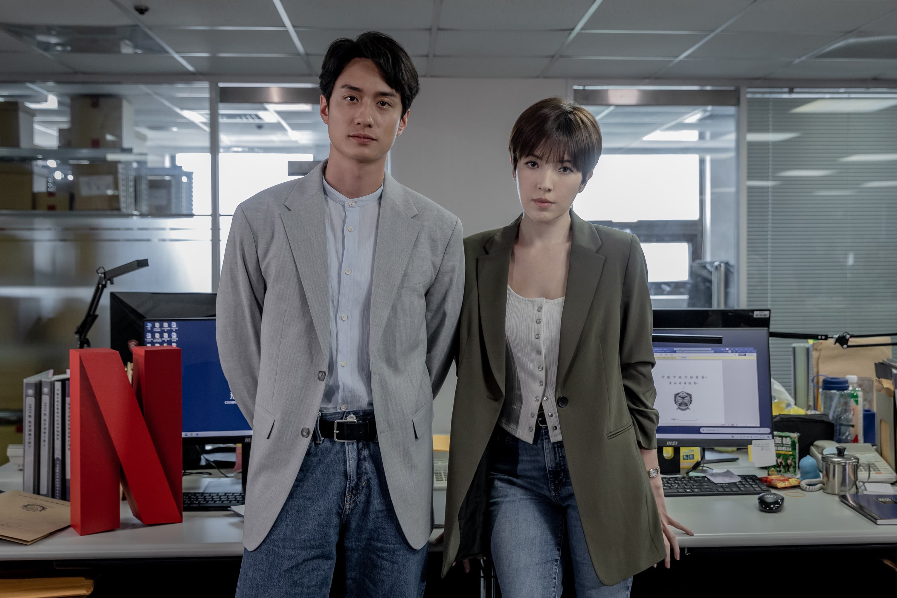 許瑋甯和劉俊謙在第二季中有許多互動。(Netflix 提供)